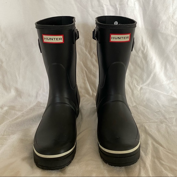platform rain boots